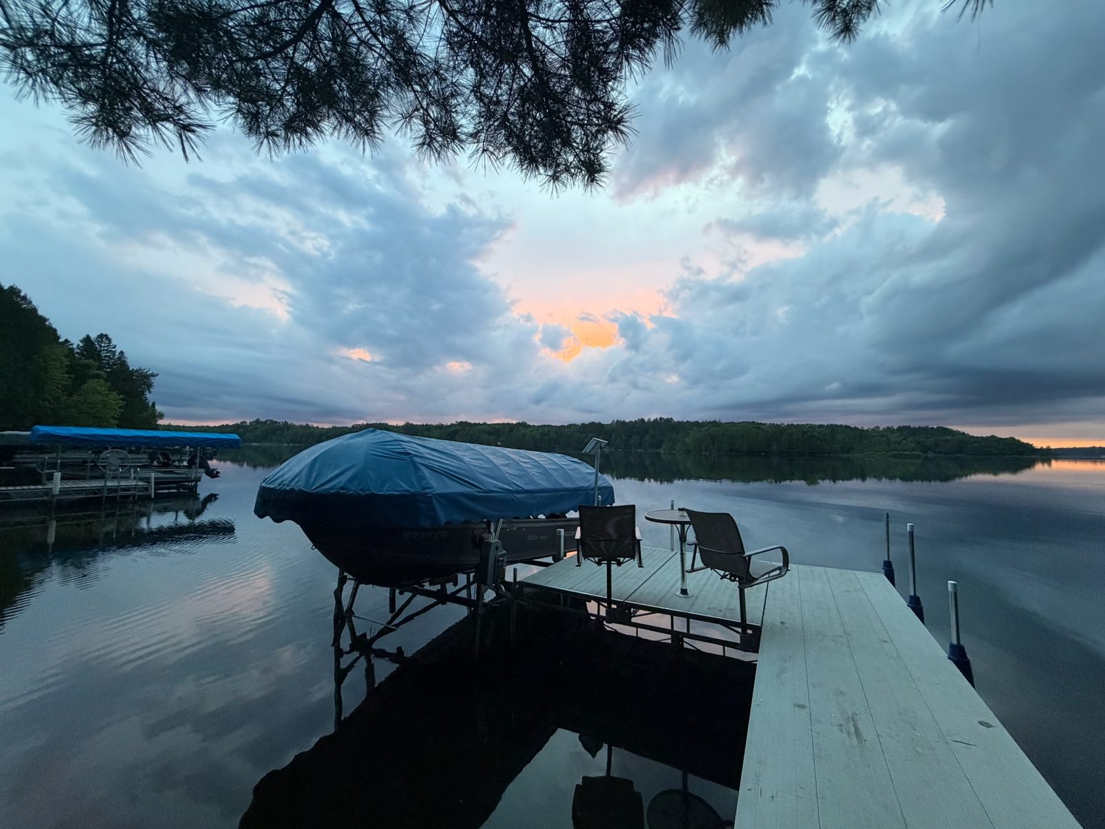 Dock at dusk