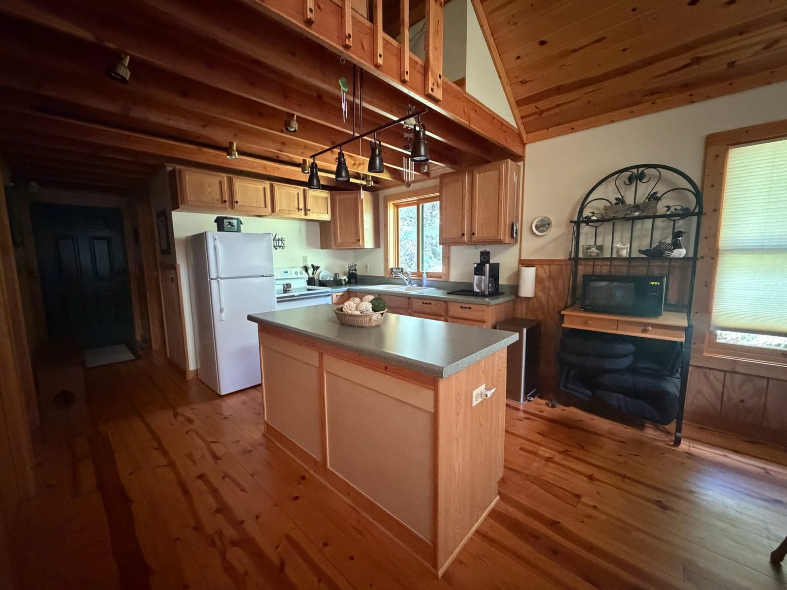 Kitchen with an island
